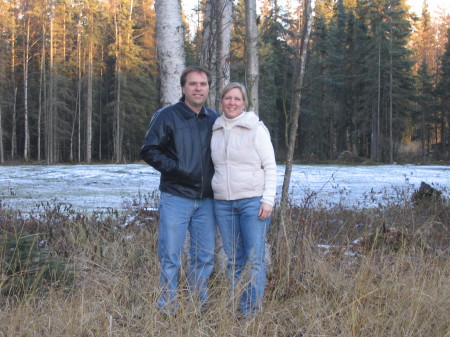 Mark & I in Alaska November 2007