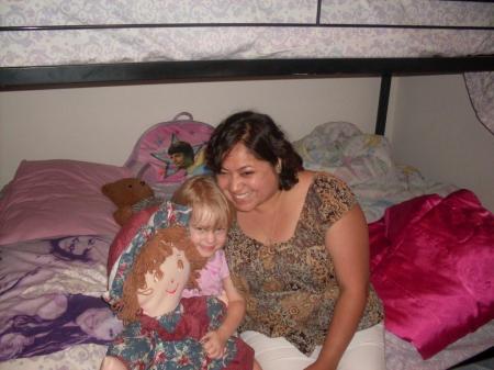 me & my grandaughter caitlinn in florida