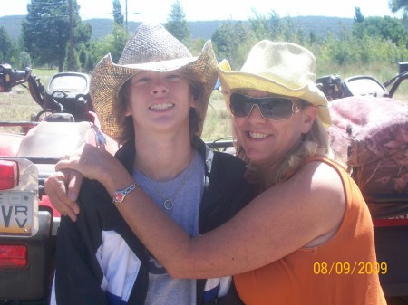 Kay & 14 yr. old grandson