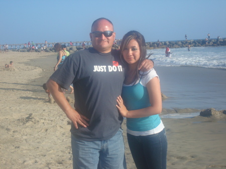 me and my daugther brenda at newport beach,cal