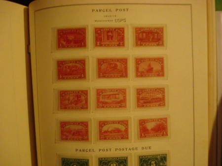 Parcel Post stamps 1913