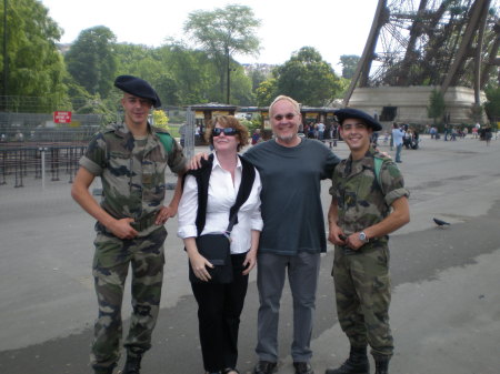 Me & My Wife, Lynette w/New Friends in Paris