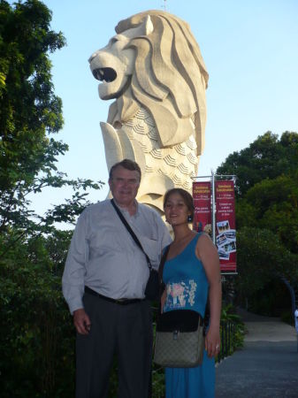 Trang and Peter in Singapore