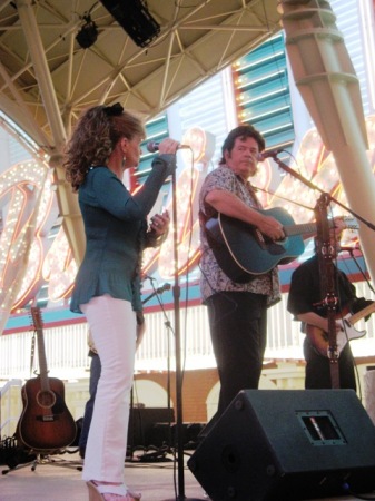 Sound Check Before Show On Fremont St May 20th