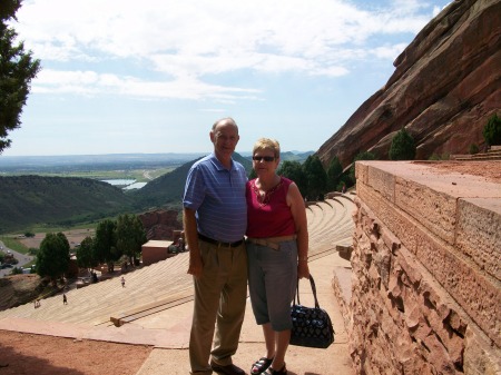 Judy & Paul at Red Rock --- near Denver.