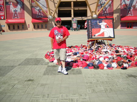 Carl at Angel fans' tribute to Nick Adenhart