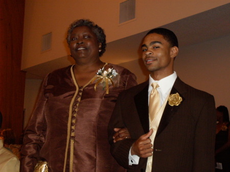 mother & my son at my Sisters Wedding 09