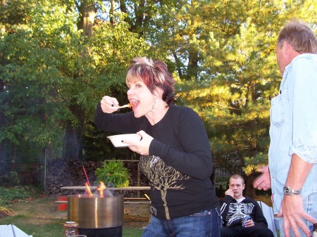 Enjoying clambake in OH summer of '08