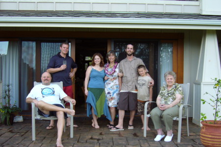 Family in Kawaii  Christmas 2007