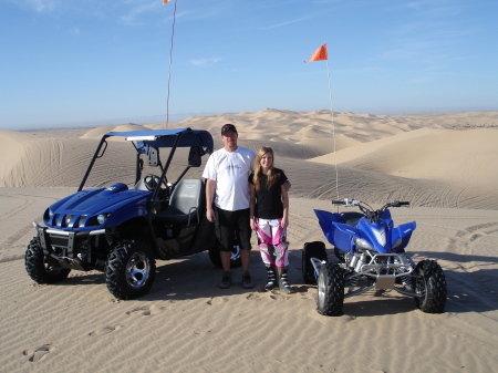 at the dunes w/Daughter