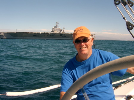 Sailing off Point Loma