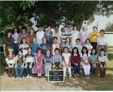 1981 - 5th Grade Class