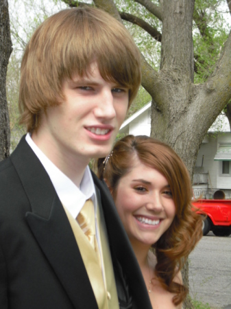 My Son Aaron and Jessica Prom 2009