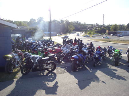 Clubhouse after the ride