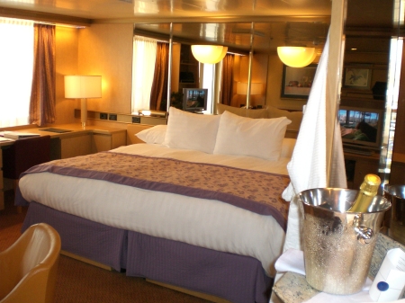 Our suite on our 20th anniversary cruise