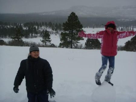 Fun in the snow..