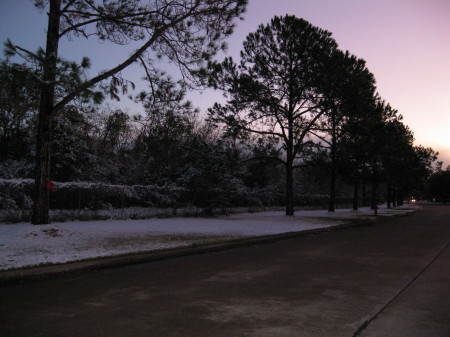 Snow in Houston - December 2008