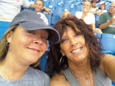 Heather & I at a Ray's Game