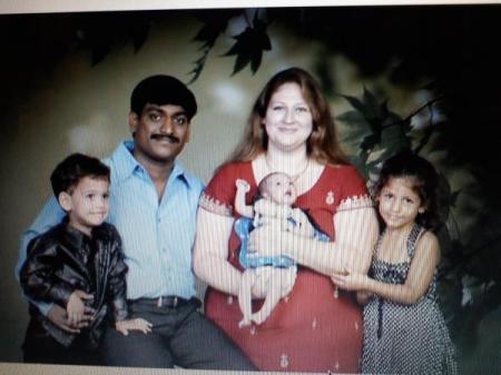 my daughter's family from India.