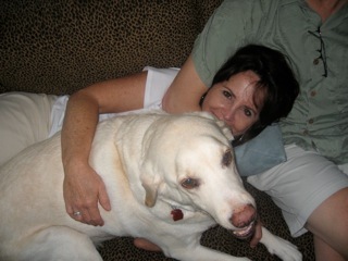 Chillin' with Brody -  my granddog