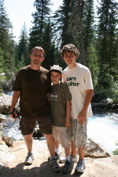 Hiking in the Grand Tetons.