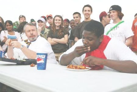 Chicken Wing Eating Contest