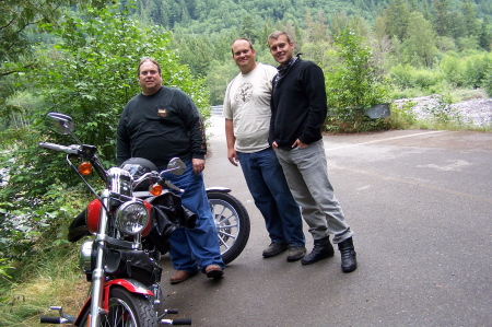 Mike, Colin and Sean on a ride