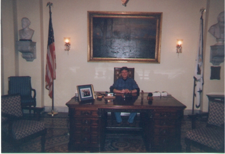 Al Gore's desk, ...