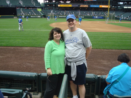With Angie at Safeco Field