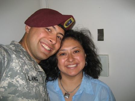 Brandon and I before he deployed - 2007