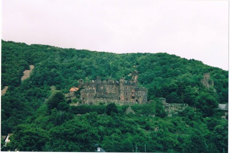 Castle on the Rhine River