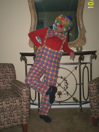 Clowning around on Halloween 2009