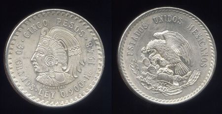 1948 Cinco Pesos