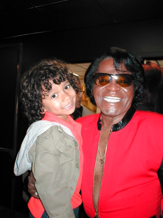 My nephew and James Brown