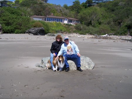 Patty, Jim (Rusty), & Clance in Brookings, Or.