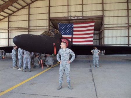 My son Ian at Beale AFB 2009