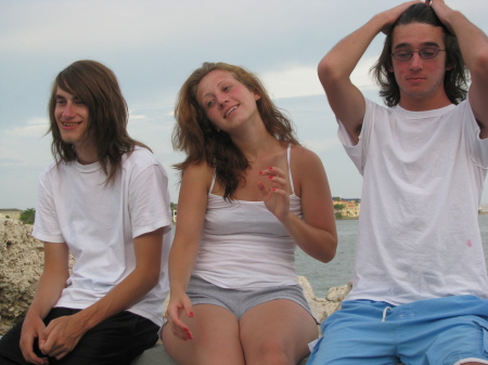 Tom, Vanessa, Jesse - St Pete Beach Fla 8/2/09