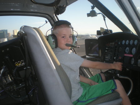 My youngest showing me how to fly this copter