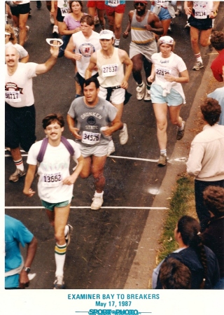 Me running Bay to Breakers 1987