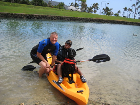 Kayaking in Hawaii Kai Harbor