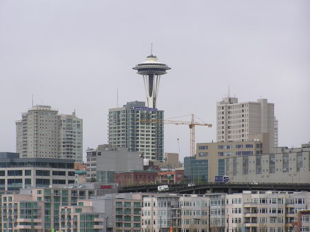 Downtown Seattle from the Sound