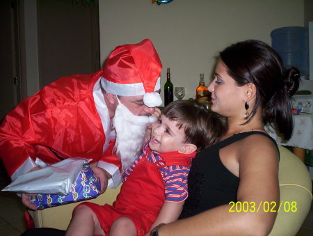 Christmas party Alan, Vanessa and Matheus