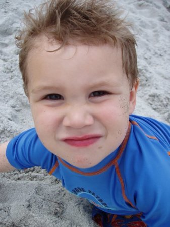 Reagan at Beach