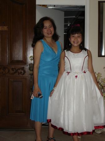 Wife & Daughter off to a wedding 2008