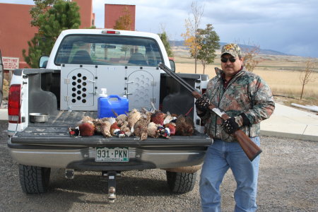 After a good Bird hunt in Colorodo