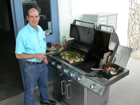 Friday, and grilling for my guys!