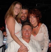 My husband Chris and I with friends