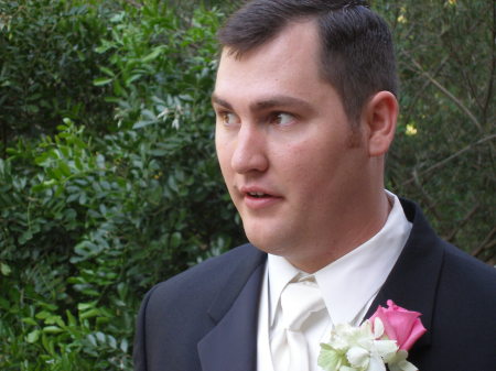 T.J. on his wedding day in april 2007