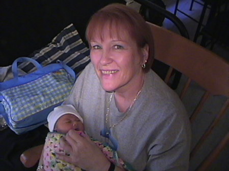 My daughter Nancy and 1st great grand child