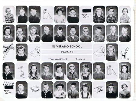 1962-63 Forth Grade with Mrs O'Neill.